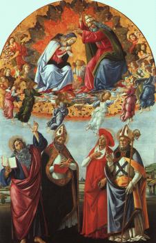 桑德羅 波提切利 聖母的加冕
